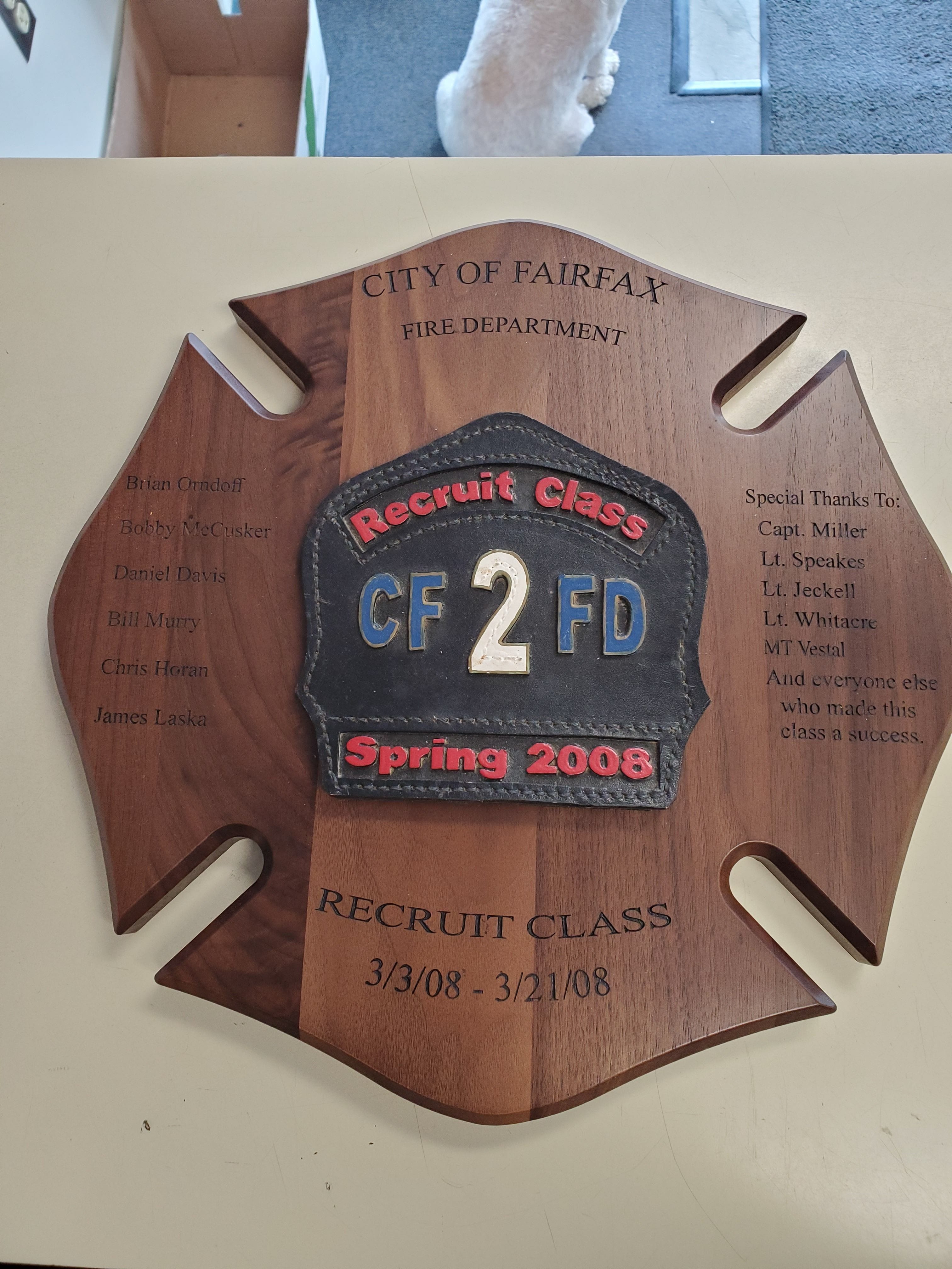 Recruit Class CF2FD Spring 2008